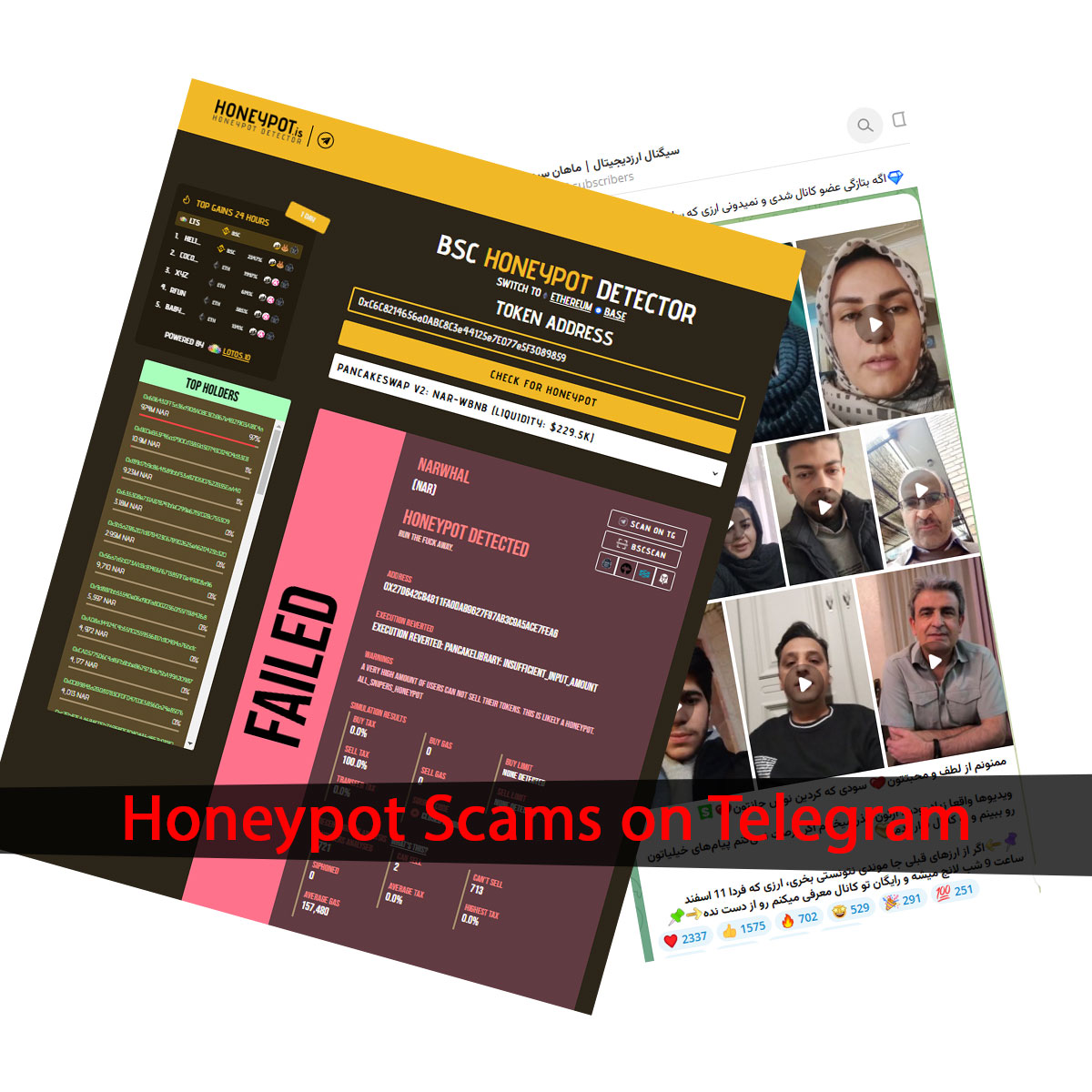 Honeypot Scams on Telegram