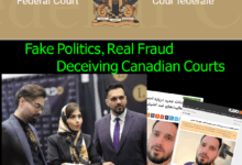 Fake Politics, Real Fraud Deceiving Canadian Courts