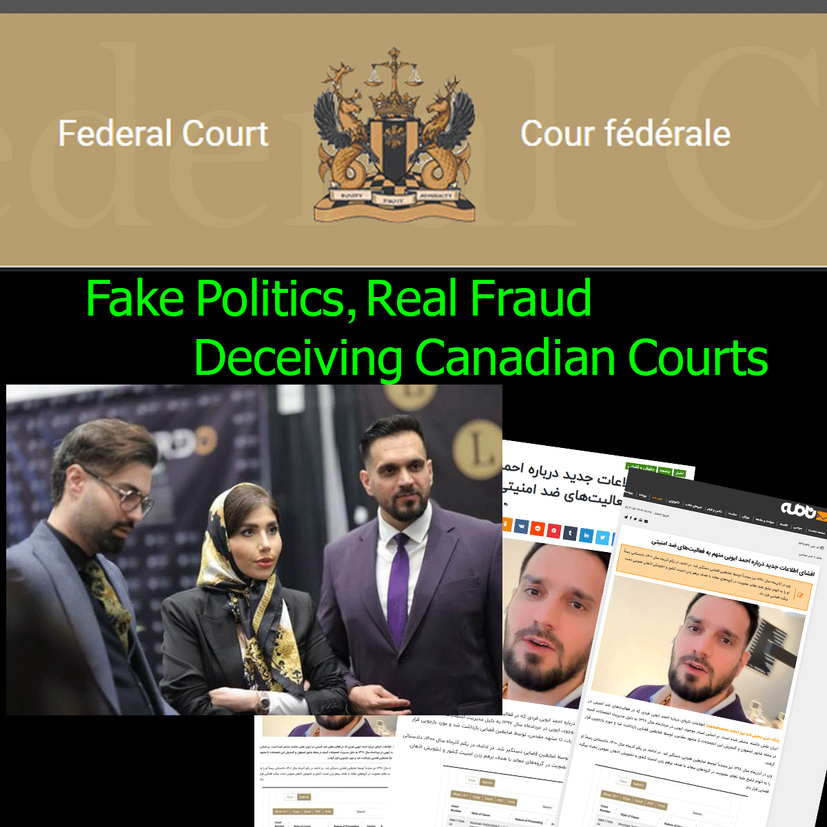 Fake Politics, Real Fraud Deceiving Canadian Courts