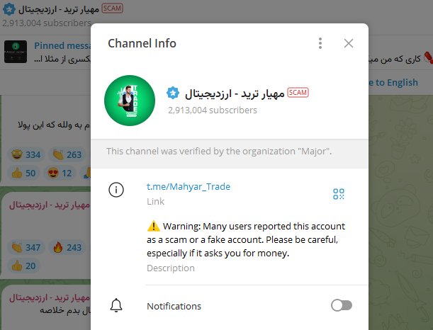 These channels had millions of followers